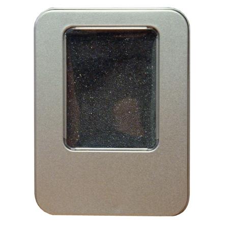 CAJA METAL CON VENTANA PARA PENDRIVE