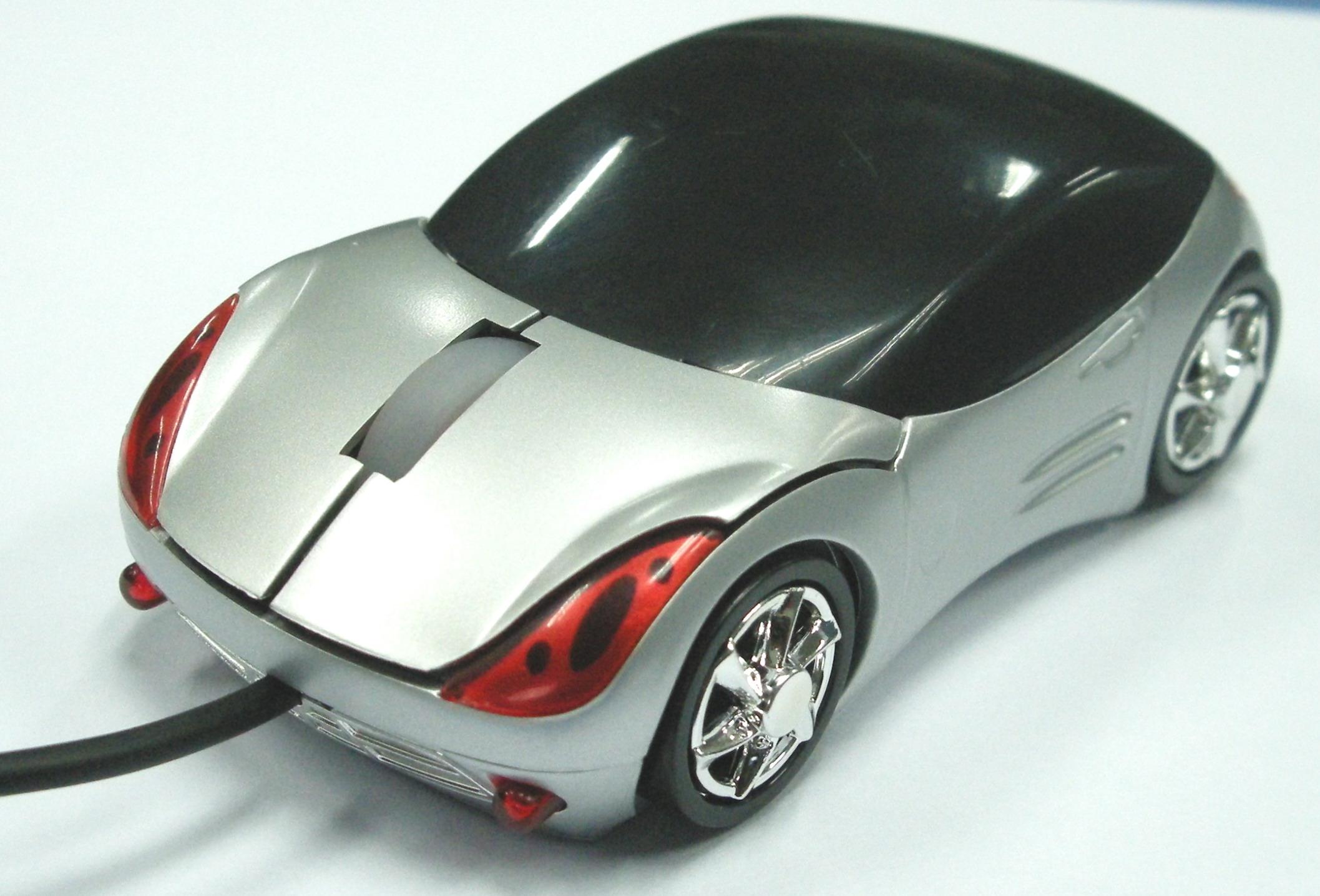 RATÓN ÓPTICO USB COUPÉ PLATA
