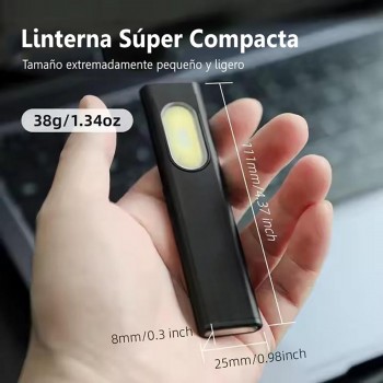 LINTERNA LED MULTIUSOS T7